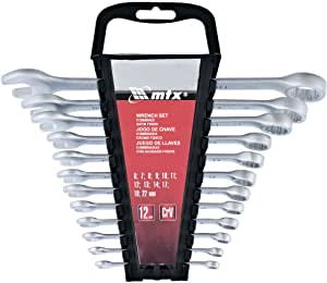 JOGO DE CHAVE COMBINADA CROMO 6X22MM, 12 PEÇAS