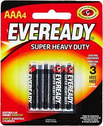 PILHA EVEREADY PALITO AAA C/ 4PÇS
