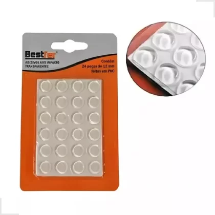 ADESIVO ANTI IMPACTO TRANSPARENTE 12MM 16G-BESTFER
