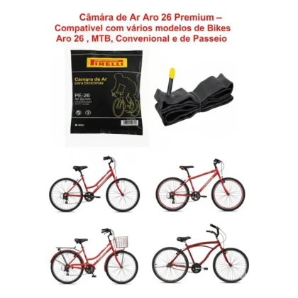 CÂMARA DE AR BICICLETA ARO26