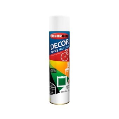 TINTA SPRAY COLOR GIN DECOR 360ML BRANCO BRILHANTE
