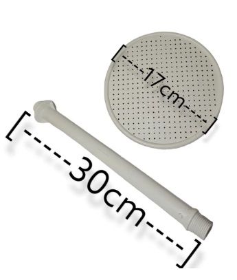 DUCHA FRIA BR 170MM-GLOBAL PLASTIC