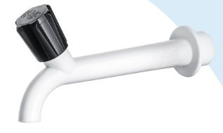 TORNEIRA MULTI-USO 15CM 1/2 BRANCA 1158/1 HERC