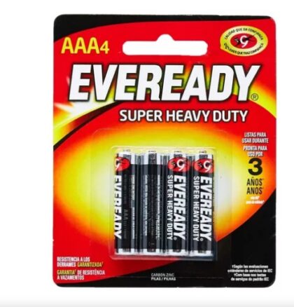 PILHA ALCALINA C/4 AAA-EVEREADY