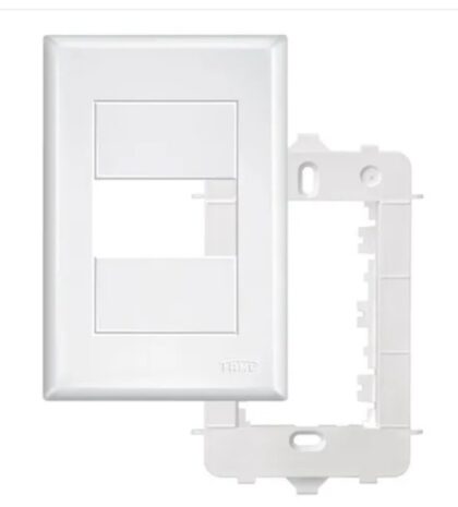 PLACA 4X2 C/SUPORTE 1MODULO EVIDENCE-FAME