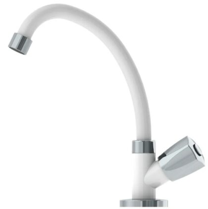 TORNEIRA ABS PIA COZ/MESA C50 BRANCA/CROM-INJETPLAST
