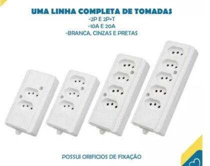 TOMADA EM BARRA HERCULES 20A -INTERNEED