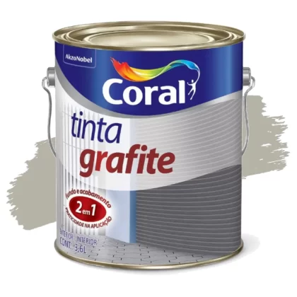 TINTA GRAFITE CINZA CLARO-RIO CORAL