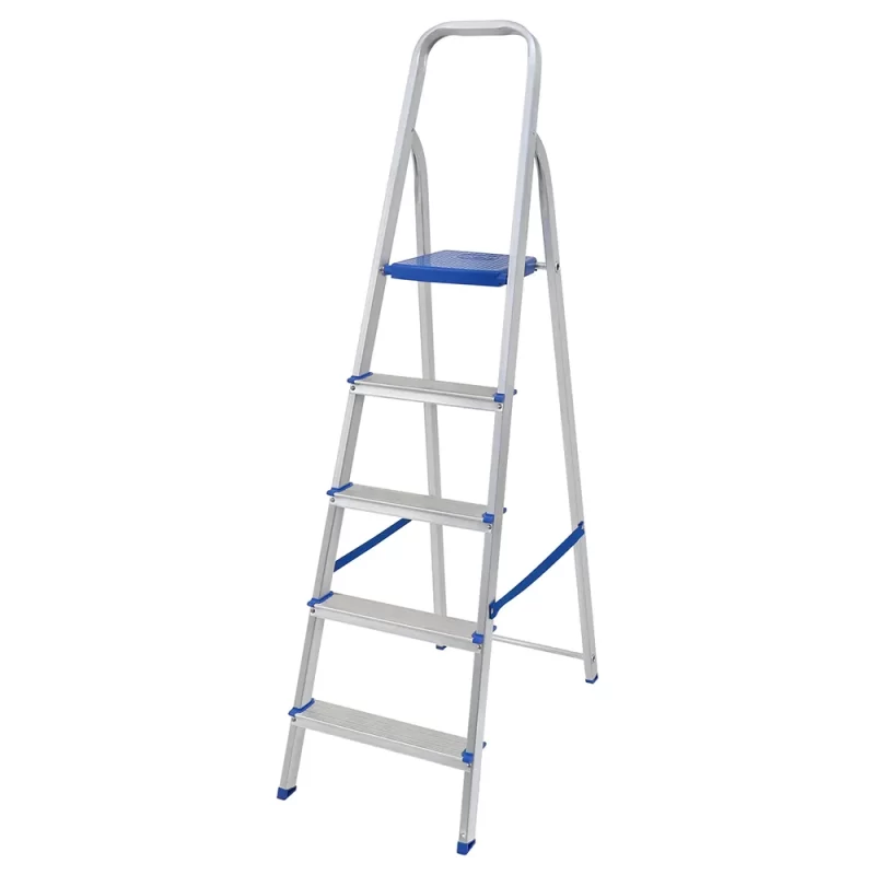 ESCADA DE ALUMINIO 5 DEGRAUS-MOR
