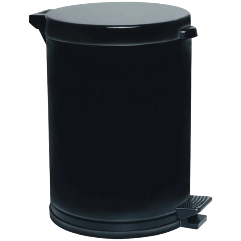 LIXEIRA COM PEDAL 4.5LT PRETA-VIEL