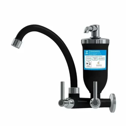 PURIFICADOR DE AGUA COZINHA/PAREDE C70 PRETO/CROMADO-DELTA