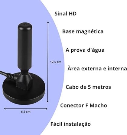 ANTENA INTERNA COM BASE