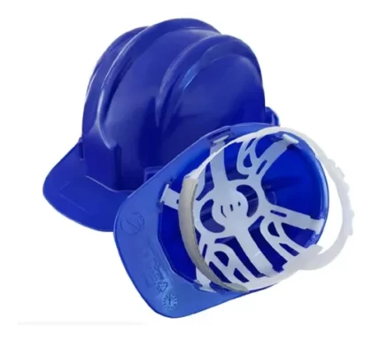 CAPACETE DE SEGURANCA,BRANCO/AZUL/AMARELO