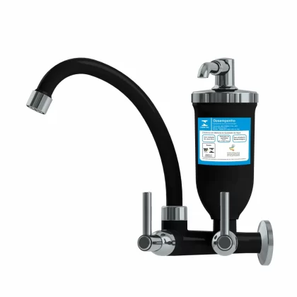 PURIFICADOR DE AGUA TORNEIRA MOVEL ABS C70 PRETO-DELTA
