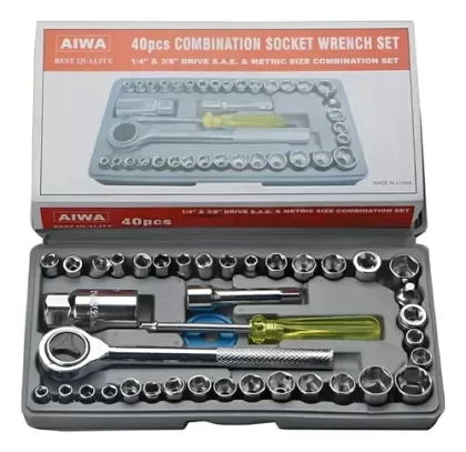 KIT SOQUETE COM CATRACA 40PECAS - BESTFER