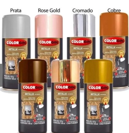 TINTA SPRAY METALIK 350ML COLORGIN