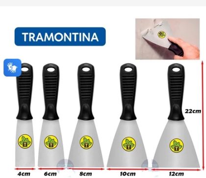 ESPATULA FLEXIVEL CABO PVC-TRAMONTINA