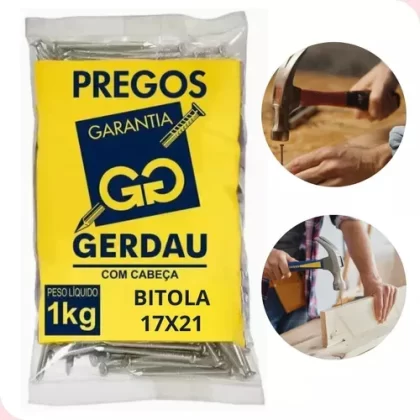 PREGO COM CABECA 17X21