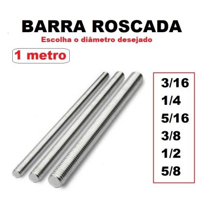 BARRA ROSQUEADA COM 1 METRO