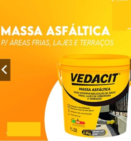 MASSA ASFALTICA IMPERMEABILIZANTE 3,9KG(CARBOLASTICO)-VEDACIT