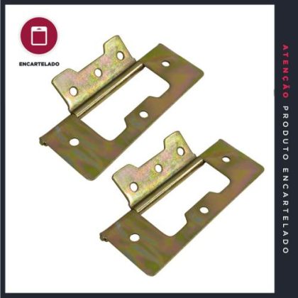 DOBRADICA COMUM 82MM SEM ABA COM 2-PJ INDUSTRIA