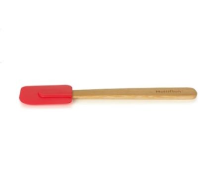 ESPATULA DE SILICONE COM CABO DE BAMBU-MULTIFLON