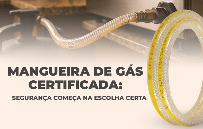 MANGUEIRA PVC PARA GAS 1,20MT - Imagem 2