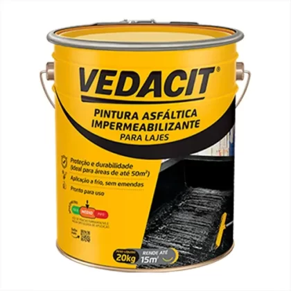 PINTURA ASFALTICA BALDE 20KG-VEDACIT