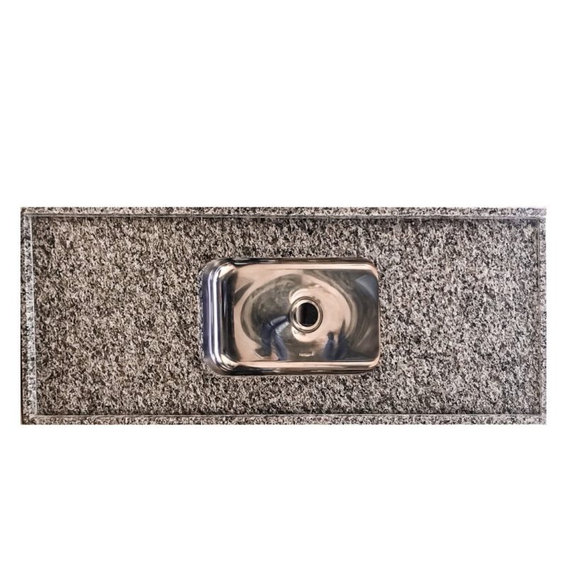 PIA DE GRANITO COM CUBA INOX - Imagem 2