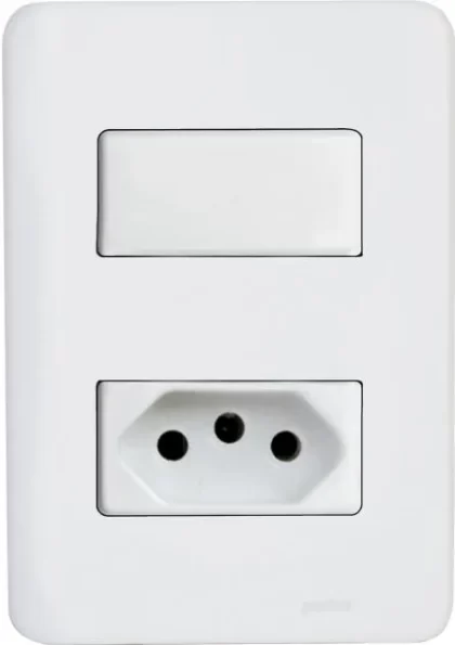 INTERRUPTOR SIMPLES COM TOMADA 20A  7381/15-PERLEX