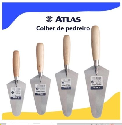 COLHER DE PEDREIRO CANTO RETO-ATLAS