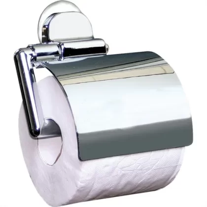 PORTA PAPEL HIGIENICO PLASTICO COM VENTOSA-DAIVAK