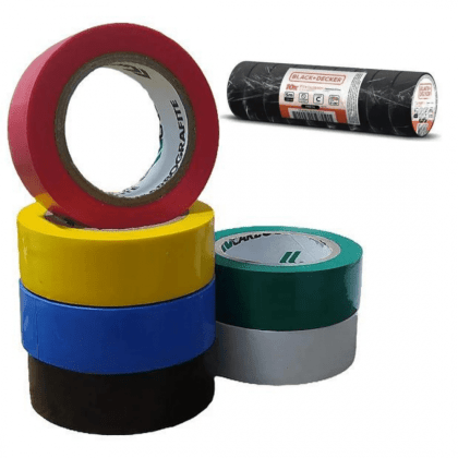 FITA ISOLANTE 10MT CORES-BLACK DECKER
