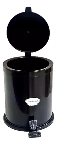LIXEIRA PLASTICA COM PEDAL 8 LITROS-PLASTIBRASIL