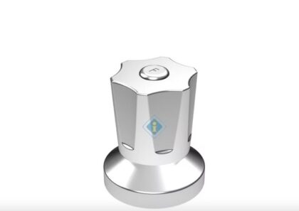 ACABAMENTO REGISTRO DOCOL C-50 CANOPLA ABS VOLANTE METAL-IDEAL METAIS