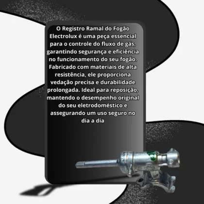 REGISTRO RAMAL ELECTROLUX