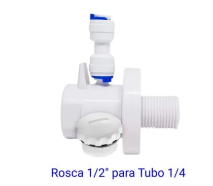 CONEXAO T 1/2X1/4 ENGATE 1/4-PLANETA AGUA