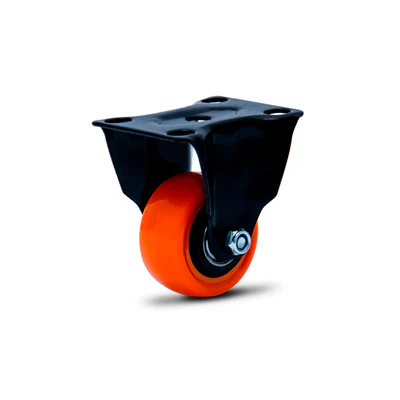 RODIZIO FIXO BLACK/LARANJA 30KG-COLSON