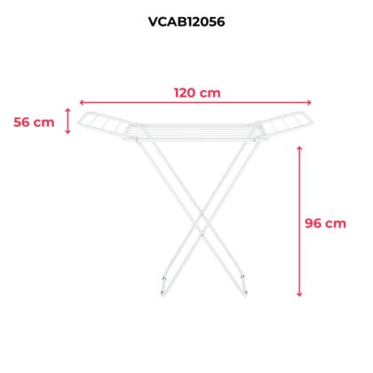 VARAL DE CHAO COM ABAS 120X56X96-BRASFORMA
