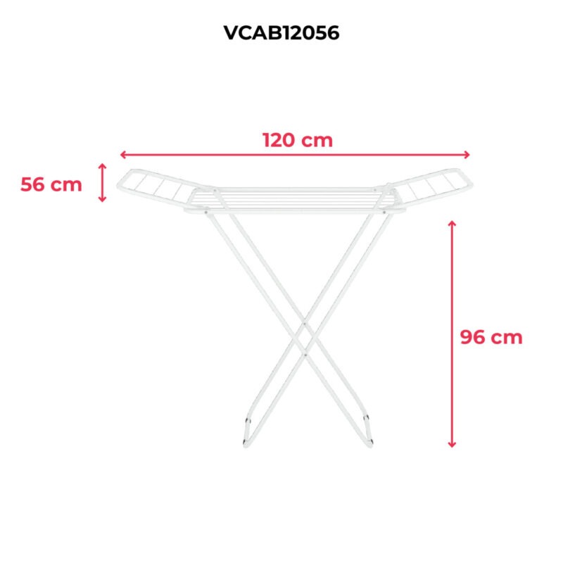 VARAL DE CHAO COM ABAS 120X56X96-BRASFORMA
