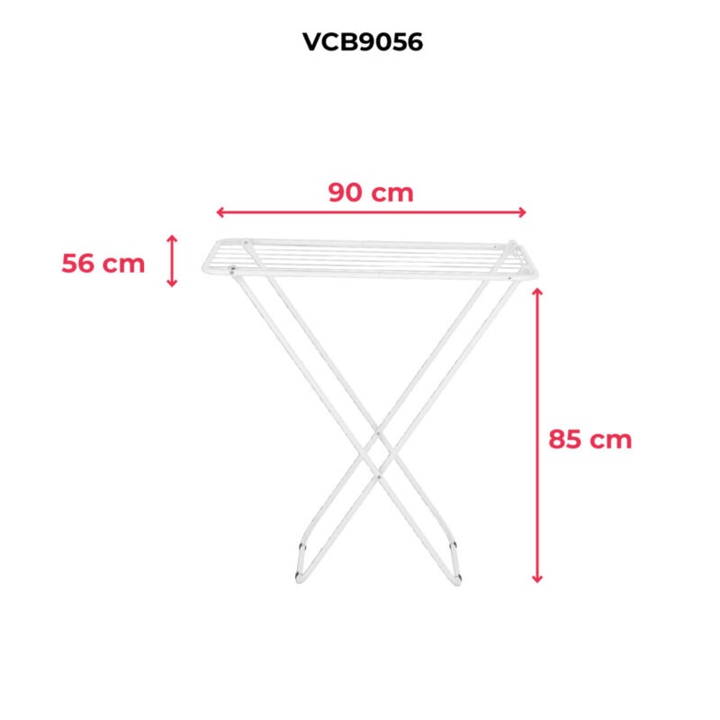 VARAL DE CHAO SEM ABAS BRANCO 90X56X85CM-BRASFORMA