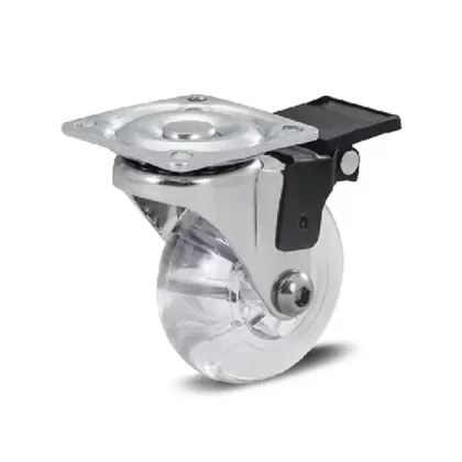 RODIZIO GEL GIRATORIO COM FREIO 1.3/8 GLPF 30KG-COLSON