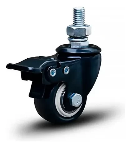 RODIZIO GIRATORIO COM FREIO E PARAFUSO 210 GLEBF-COLSON