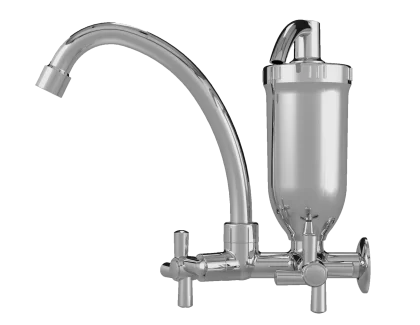 PURIFICADOR DE AGUA TORNEIRA MOVEL C-31 CROMADO COPO ABS-DELTA