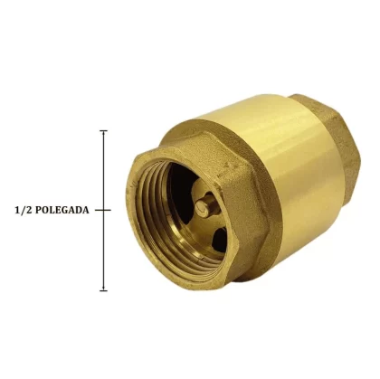 VALVULA VERTICAL COM MOLA 1/2-BELMAR