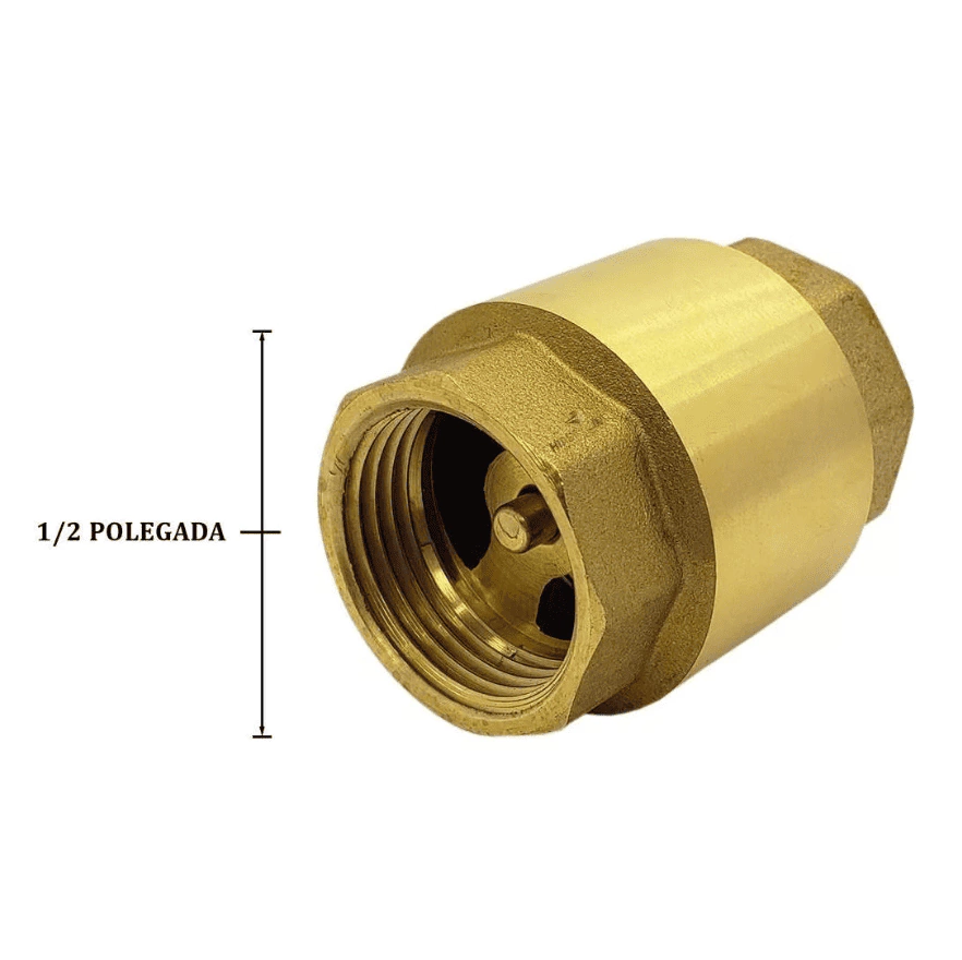 VALVULA VERTICAL COM MOLA 1/2-BELMAR