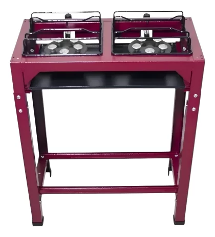 FOGAO INDUSTRIAL 2 BOCAS JUNIOR C/MANGUEIRA-METALURGICA ROA