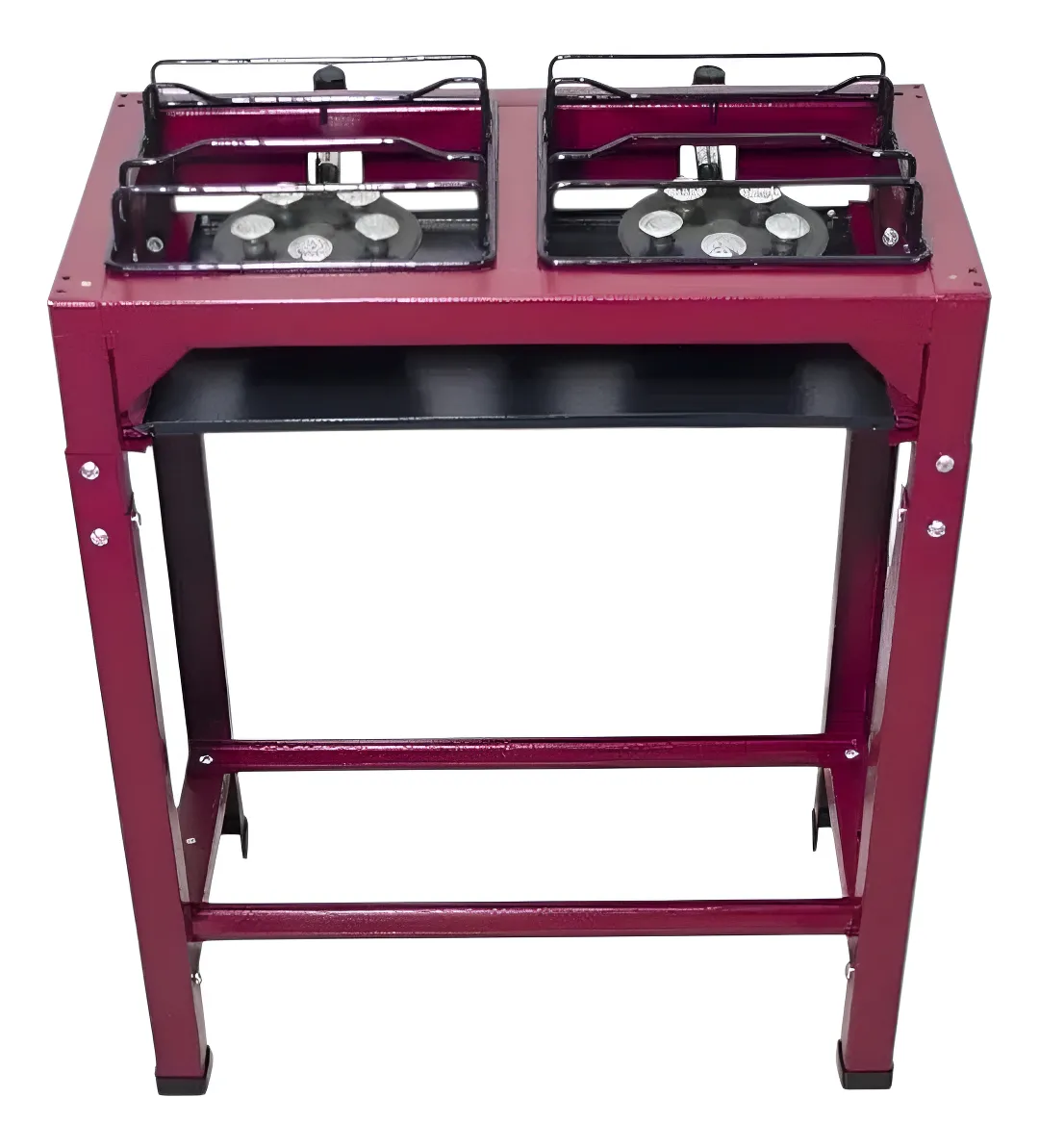 FOGAO INDUSTRIAL 2 BOCAS JUNIOR C/MANGUEIRA-METALURGICA ROA