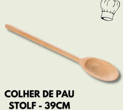 COLHER OVAL 39CM-STOLF ARTEFATOS