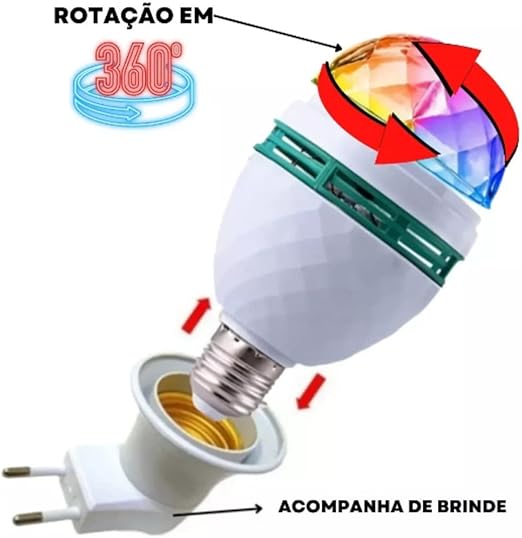 LAMPADA LED GIRATORIA